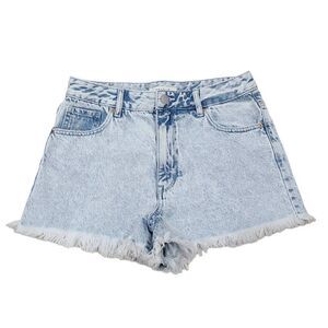 Pacsun Cut-Off‎ Shorts Womens 27 Blue Denim High Rise Festival Western Outdoor